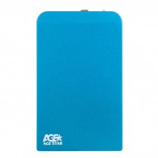 SUB2O1 (BLUE) контейнер для HDD 2.5"  SATA Age Star, USB 2.0, синий