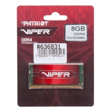 PV48G266C8S оперативная память для ноутбука SO-DIMM DDR4, 8 Гб, 2666 МГц (PC-21300), Patriot