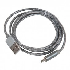 6957531078395 кабель HOCO u40A magnetic adsorption Micro USB, серый