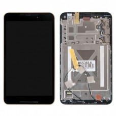 FE380CG дисплей в сборе с тачскрином и передней панелью для Asus FonePad 8 FE380CG-1A черные,светлая окантовка, оригинал