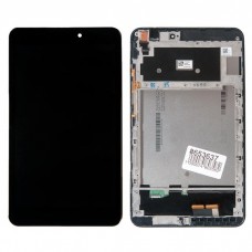 ME581CL дисплей в сборе с тачскрином и передней панелью для Asus ME581CL-1B черные, оригинал