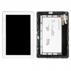 TF103CG дисплей в сборе с тачскрином и передней панелью для Asus для Transformer Pad TF103CG-1A  белый