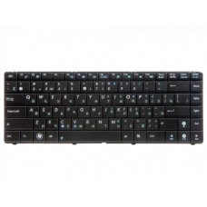 04GNQW1KRU00-2 клавиатура для ноутбука Asus K40, X8, F82, P80, P81, черная, высокие кнопки со скосом, гор. Enter