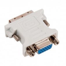 A-DVI-VGA-BK Переходник DVI-I-VGA Cablexpert A-DVI-VGA-BK, 29M/15F, белый, пакет