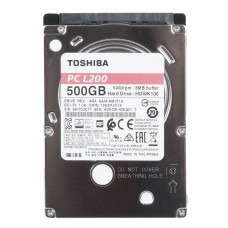 HDWK105UZSVA жесткий диск 500 Гб Toshiba , 2,5", 5400 Об/мин, SATA III