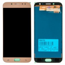 J730F дисплей в сборе с тачскрином для Samsung Galaxy J7 (SM-J730F) золотой (2017) TFT с регулировкой яркости