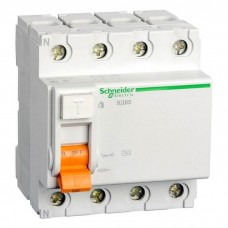 11460 выключатель дифференциального тока (УЗО) 4п 25А 30мА ВД63 АС Schneider Electric 11460